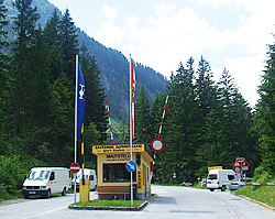 Mautstelle der Gasteiner Alpenstrasse